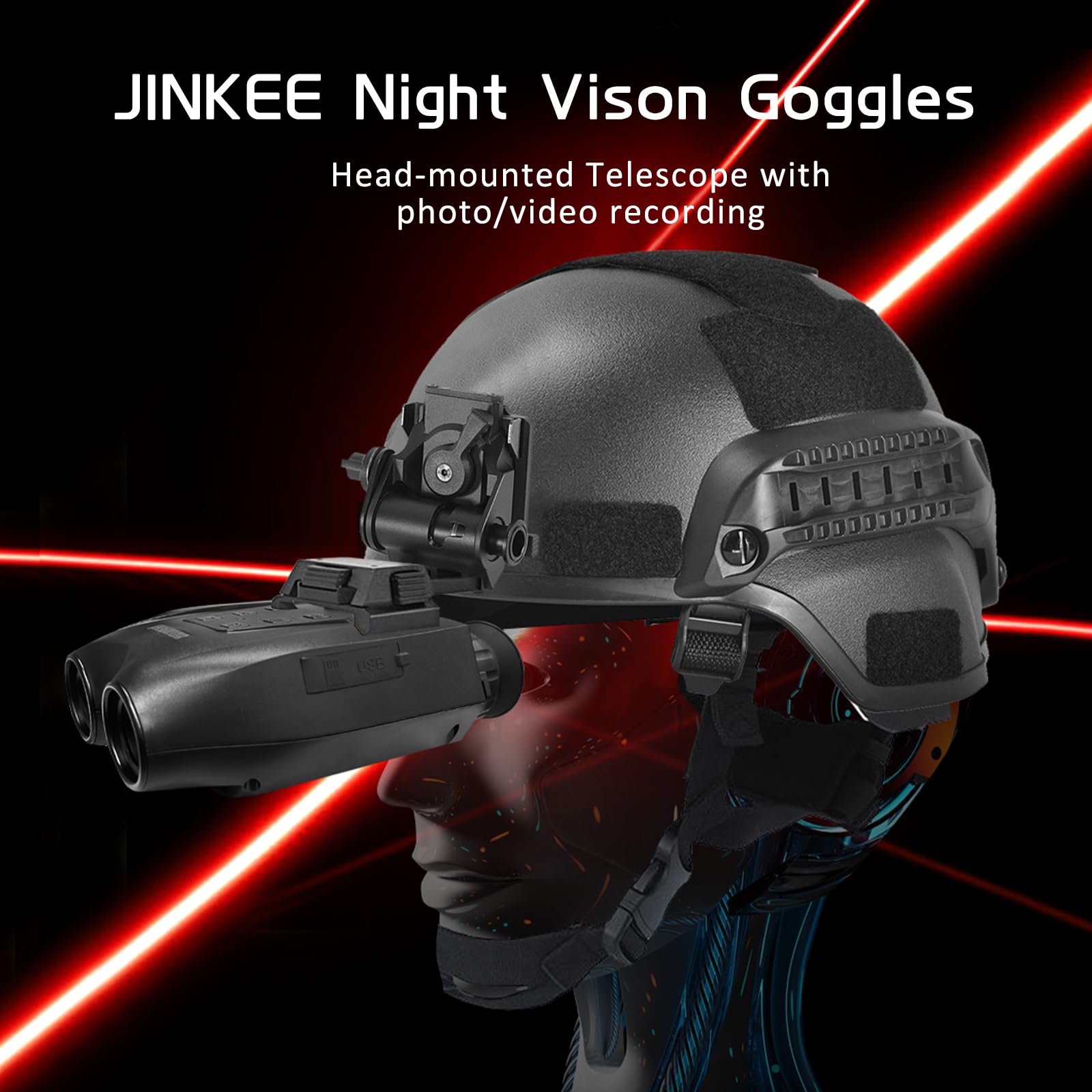 Amazon.com : JINKEE Night Vision Goggles for Adults, 4K HD